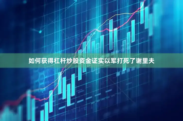 如何获得杠杆炒股资金证实以军打死了谢里夫